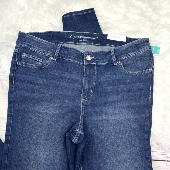 NWT🤩 |•MAURICES•| Classic Skinny Mid Rise 16W Long Jeans - Picture 4 of 10